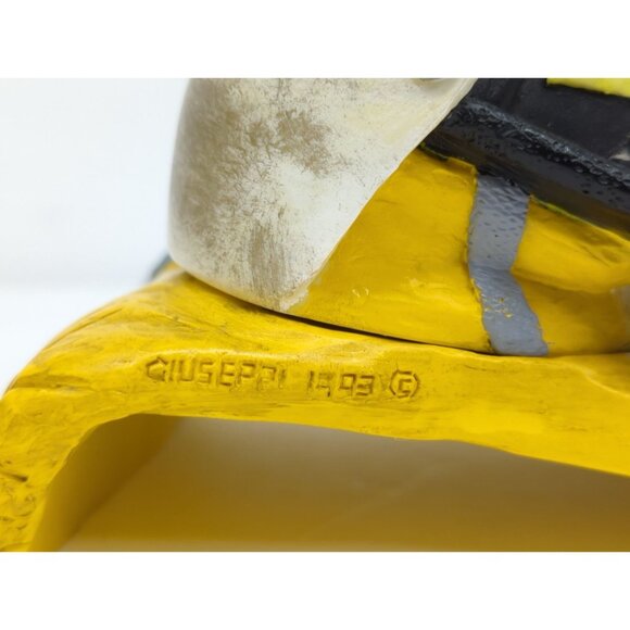 Giuseppi 2 Pc Fireman Uniform Resin Sculpture Opens To A Trinket Box 8x7x4 - Picture 10 of 14